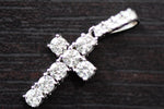 Cross Diamond pendant White gold VS diamond Pendant Touch of Gold Jewelers Philly 