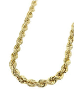 10K Rope Chain Yellow Gold Necklaces Touch of Gold Jewelers Philly 