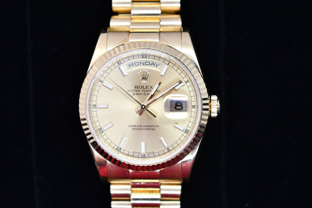 Rolex Presidential 36mm 18k solid yellow gold