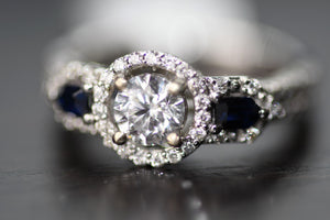 
                  
                    Sapphire and diamond - High end rings
                  
                