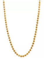Beaded 18" Chain Necklace in 14k Gold Necklaces Touch of Gold Jewelers Philly 