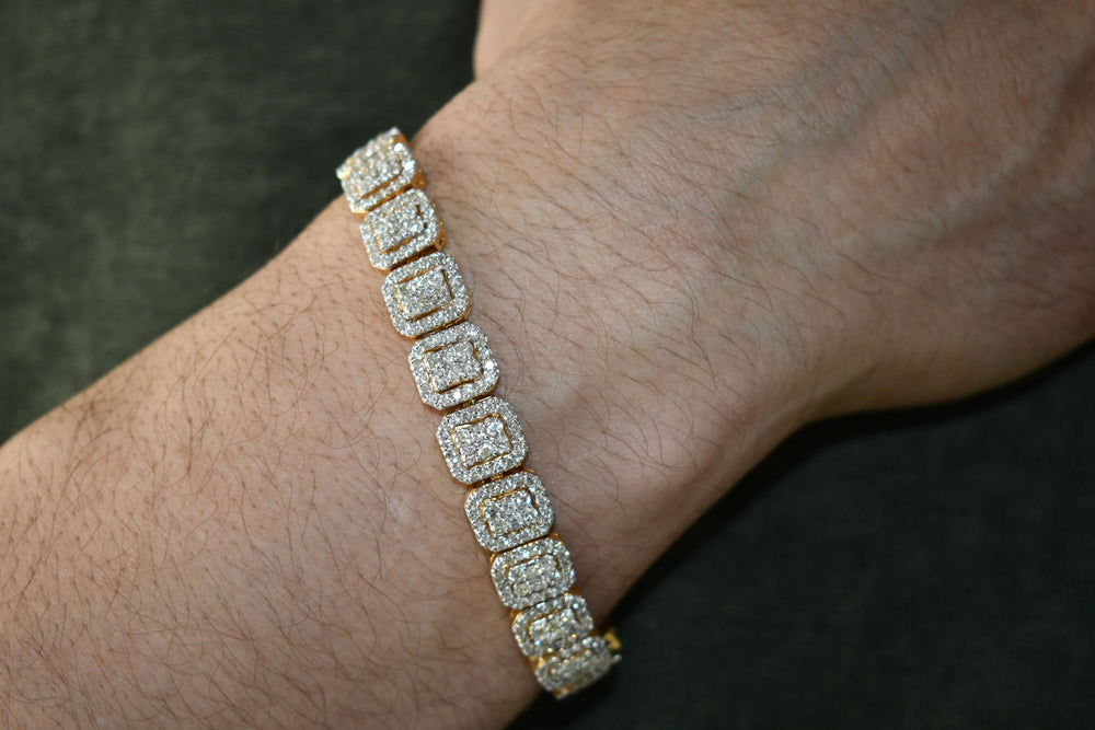 Fancy Unisex Diamond Bracelet Bracelets Touch of Gold Jewelers Philly 