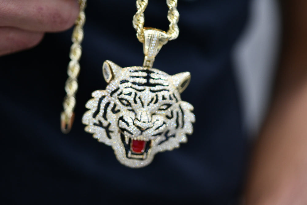 Dainty Tiger Necklace - Susan Shaw