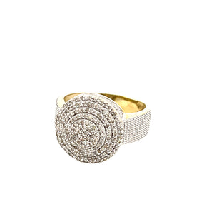 
                  
                    Gold and diamond pinky ring
                  
                