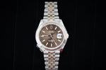 Rolex Datejust 41mm Watch Rose gold & chocolate Watches Touch of Gold Jewelers Philly 
